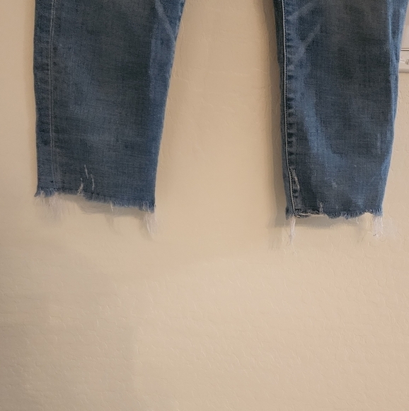 Paige | Hoxton Straight Crop Light Wash Jeans - Picture 8 of 9